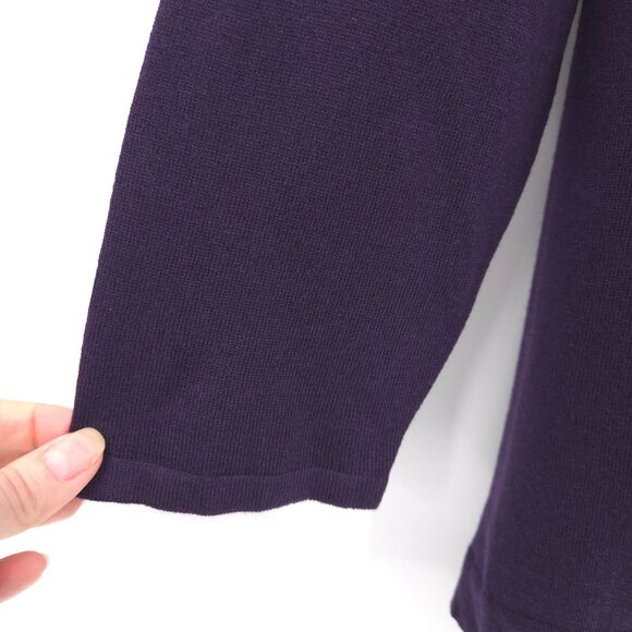 J. Jill womens wool-blend button cardigan sweater Size 2X purple long sleeve - Picture 2 of 8
